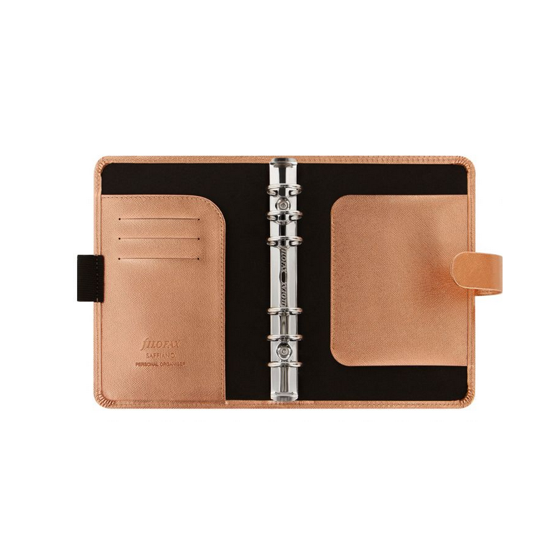 Filofax Saffiano Personal Rose Gold