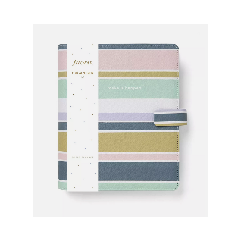 Filofax A5 Good Vibes Stripes Organiser