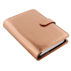 Filofax Saffiano Personal Rose Gold Organiser
