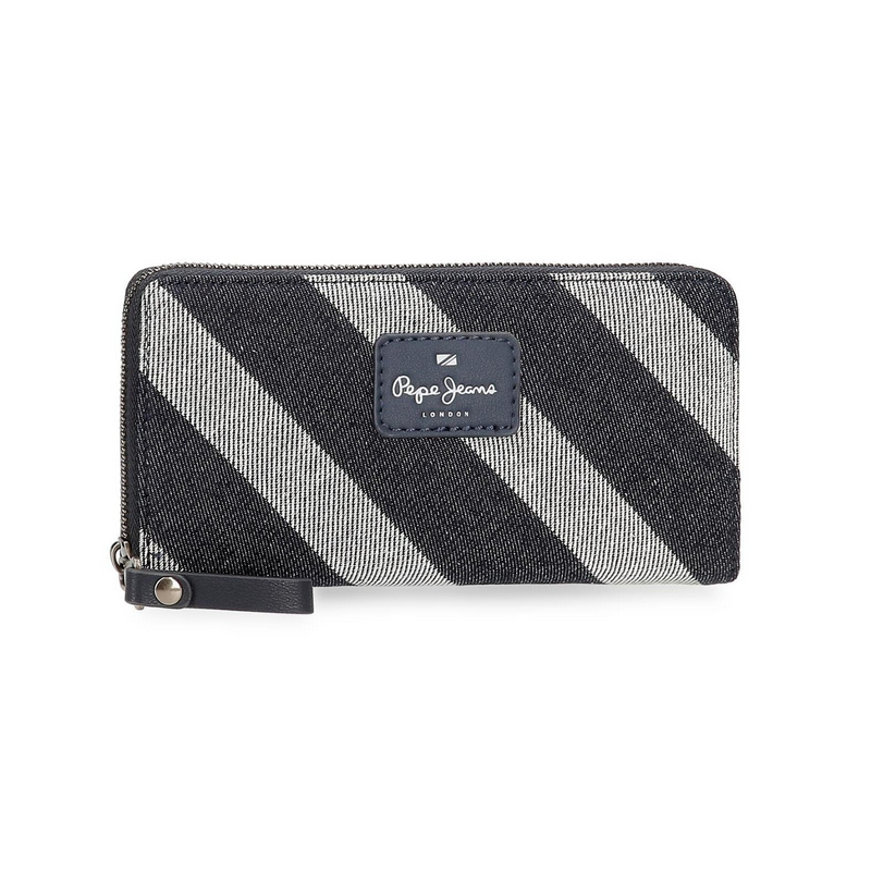 PEPE JEANS Carteira Con Porta-Moedas Poliéster com Detalhes em Couro Sintético Celine