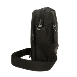PEPE JEANS Bolso de Ombro Poliéster Bromley Preto
