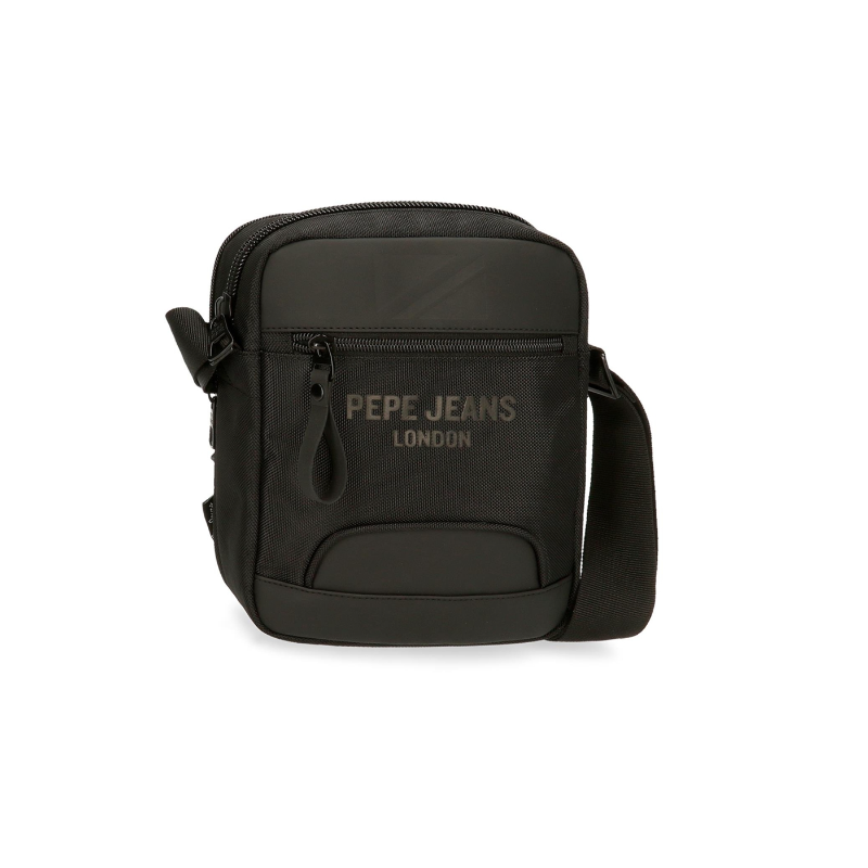 PEPE JEANS Bolso de Ombro Poliéster Bromley Preto