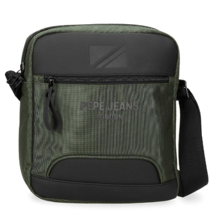 PEPE JEANS Bolso de Ombro Poliéster Bromley Verde
