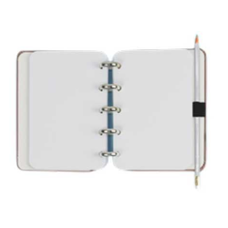 Caderno Inteligente Pequeno Chic Nude
